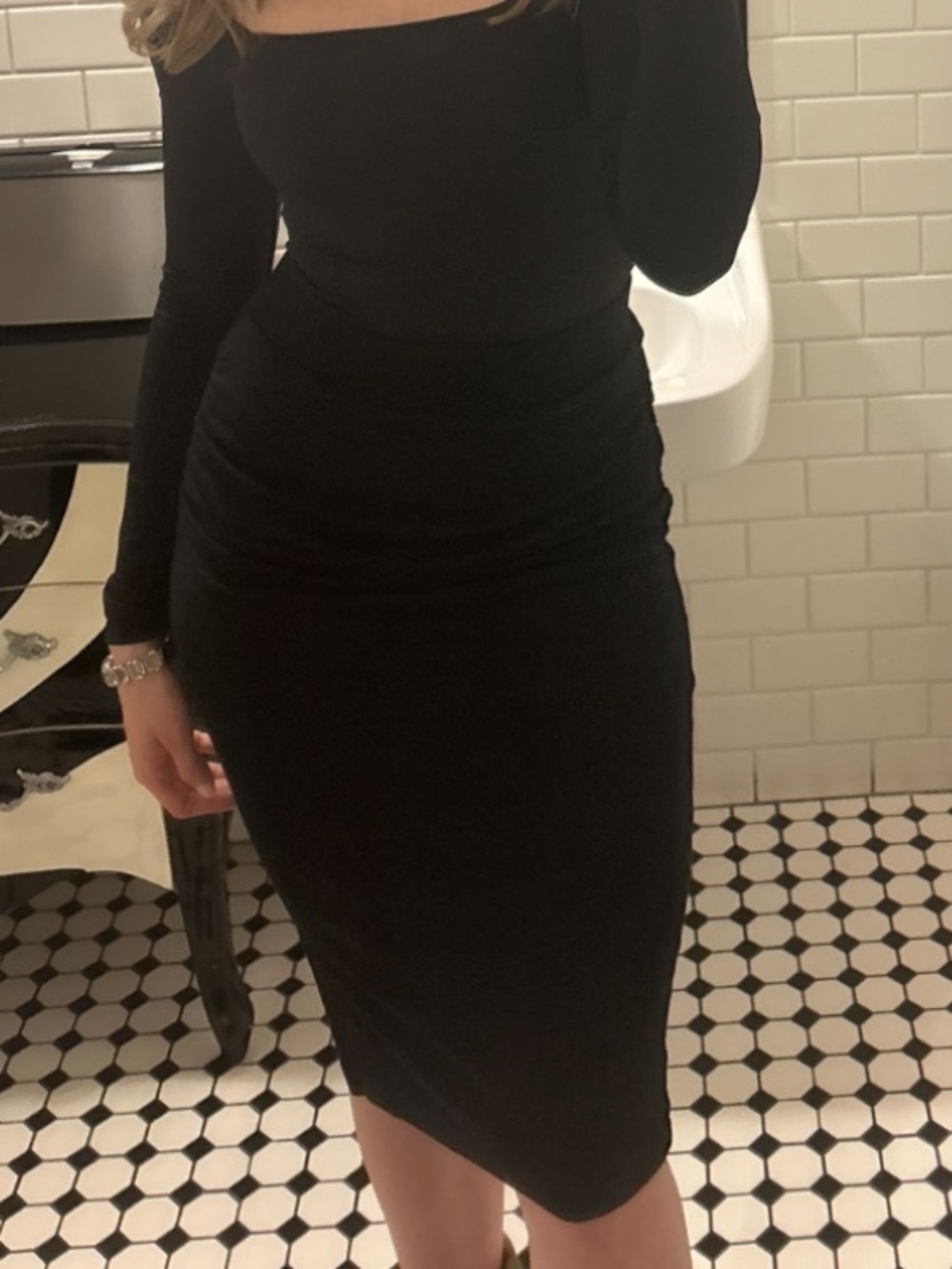 Classic Black Pencil Skirt - Sleek Women's Work & Evening Skirt